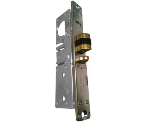 Adams Rite 4531-35-202-628 Standard Duty Deadlatch with Radius Faceplate in Clear Anodized