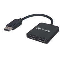 Manhattan 152716 DisplayPort to Dual HDMI - MST Hub