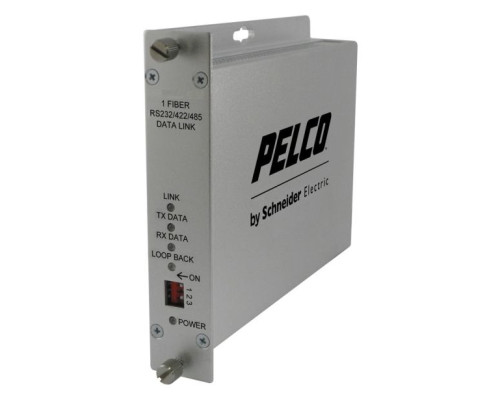 Pelco FTD1M1ST 1 Channel ST Fiber Transmitter, Multi-Mode