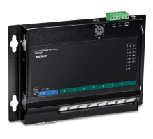 TRENDnet TI-PG102F 10 Port Industrial Gigabit PoE+ Wall-Mount Front Access Switch