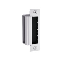 HES 1600-CDB-629 Dynamic Low Profile Electric Strike for Deadbolt Lock, Bright Stainless Steel