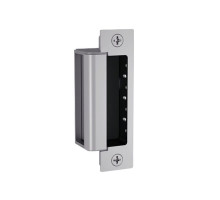 HES 1600-CDB-630-LM Dynamic Low Profile Electric Strike for Deadbolt Lock, Satin Stainless Steel, Lock Monitor