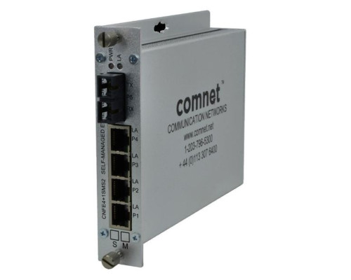 Comnet CNFE4+1SMSS2 5 Port 10/100 Mbps Ethernet Self-managed Switch