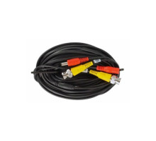 Cantek CT-W-VP50HD-B-V2 50ft Pre-Made HD-CVI, HD-TVI, AHD Cable Support, Black