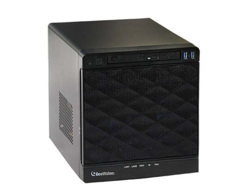 Geovision 825-NC7AI-002 UVS-NC7AI-002 UVS AI Guard NVR Cube HotSwap System 4-BayNVR Intel i7 Processor, No HDD