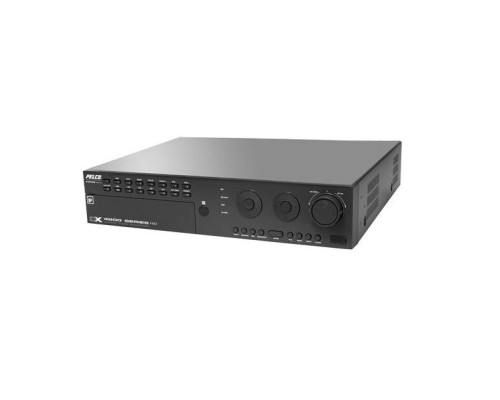 Pelco DX4808HD-4000 Hybrid Digital Video Recorder with 8 Analog & 8 IP Channels with HD Display, 4TB