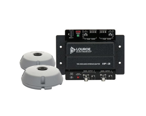 Louroe Electronics ASK-4-302 (2)-Zone Audio Monitoring Kit w/(2)