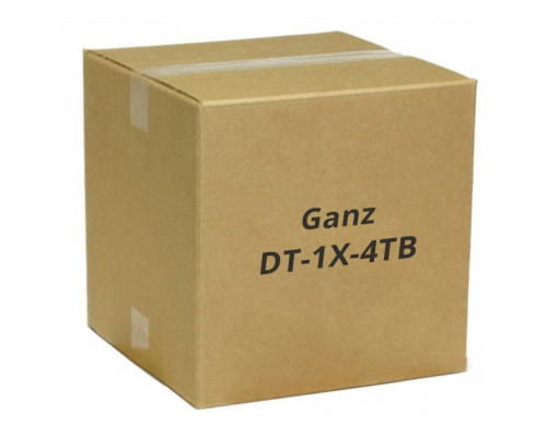 Ganz DT-1X-4TB 40 Channels Network Video Recorder, 4TB