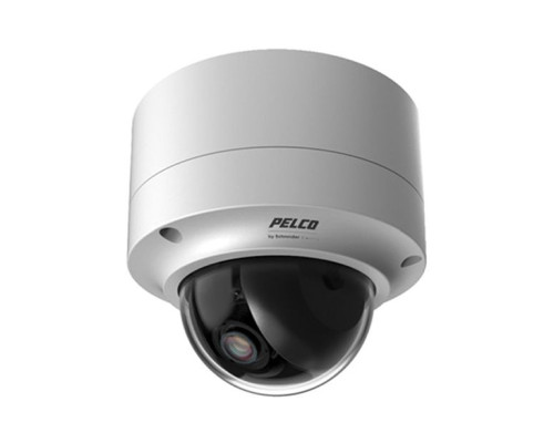 Pelco IMP519-1ES 5 Megapixel Enviornmental Surface Mount Network Minidome IP Camera, 3-9mm Lens