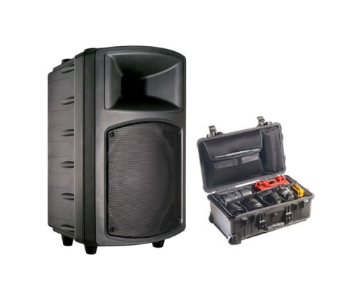 Bogen 1-HH-P-CASE 1-HH Handheld Powered Speaker Includes Pelican Case