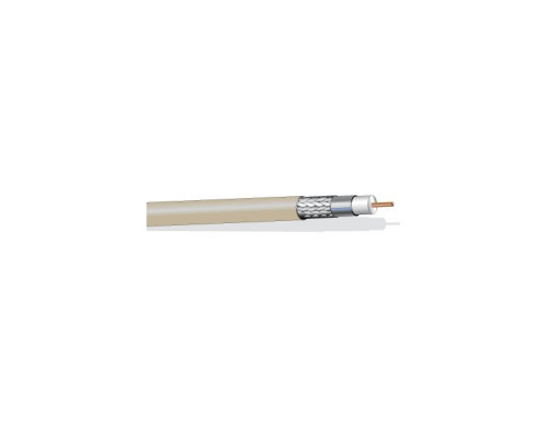 West Penn 256100BK1000 RG6/U Type Coaxial Cable plenum Black 1000 ft