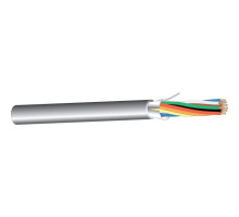 West Penn 253272BGY1000 22 AWG Shielded CMP Cable 1000 ft Gray