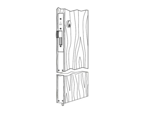 Adams Rite MS1837-626 Two-Point Deadlock with 1-1/2