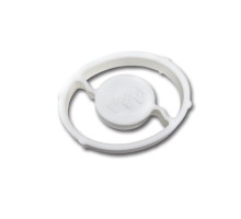 GRI 184OC-12-W 10 Pack Oval Channel Magnet with 3/4' & 1' Recessed Switch 1/8' on steel Closed Loop, White