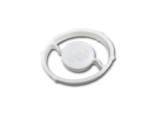 GRI 184OC-12-W 10 Pack Oval Channel Magnet with 3/4' & 1' Recessed Switch 1/8' on steel Closed Loop, White