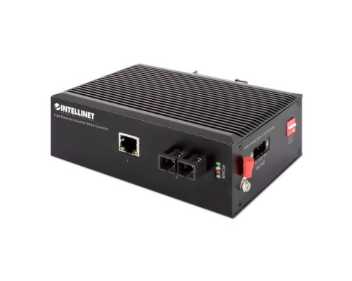 Intellinet 508322 Fast Ethernet Industrial Media Converter