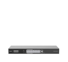 InVid VIS-LRPOE16-2AN 16-Port PoE Switch, 1X SFP, 225W, UL Listed