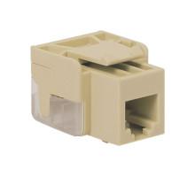 ICC IC1076VTIV EZ Voice Modular Connector, Ivory, 10 Pack