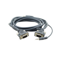 Kramer C-MGMA-MGMA-10 Molded 15 Pin HD (Male-Male) Flexible Cable with Audio, 10 Feet