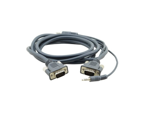 Kramer C-MGMA-MGMA-10 Molded 15 Pin HD (Male-Male) Flexible Cable with Audio, 10 Feet