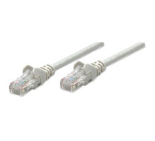 Intellinet 318976 IEC-C5-GY-7 Network Cable, Cat5e, UTP, 100% Copper, RJ45 Male / RJ45 Male, 2.0 m (7 ft.), Gray