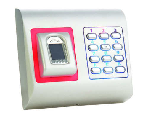 Camden Door Controls CV-940-20-SL Biometric Fingerprint Reader and Keypad, Metallic Silver Finish