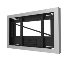 Peerless-AV KIL646-35D-S On-Wall Landscape Kiosk for 46' Displays up to 3.5' Deep, Silver