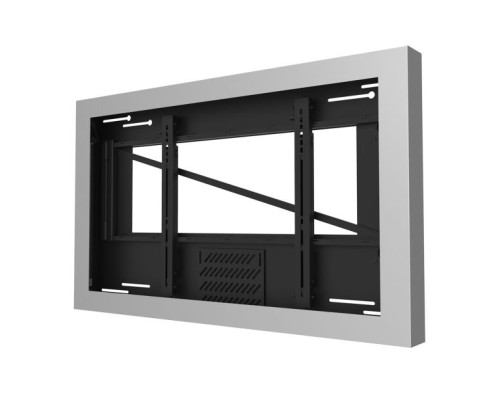 Peerless-AV KIL646-35D-S On-Wall Landscape Kiosk for 46' Displays up to 3.5' Deep, Silver