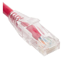 ICC ICPCSW05RD Patch Cord, CAT6, Clear Boot, 5 Feet, 10 Pack, Red