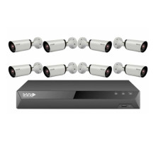 INVID1KIT-8 8 Camera Security Kit 2MP Bullet Cameras, 3TB