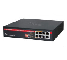 Interlogix ES3002-4P-4T 8 port Gigabit Ethernet with 4 port PoE Plus Injector Unmanaged Switch