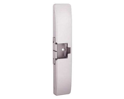 HES 9700-630 Windstorm and Fire Rated Square Bolt Solution Surface Mounted Electric Strike in Satin Stainless Steel