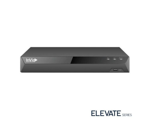 InVid ED2A-8-10TB 8 Channel 4K TVI/AHD/CVI/Analog/IP Universal Port Digital Video Recorder, 10TB