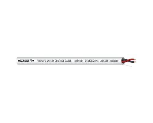 Windy City/Smart Wire 7623690 18 AWG 2 Conductor, Non-Shielded Plenum Fire/Life Safety Control Cable, 1000 Feet