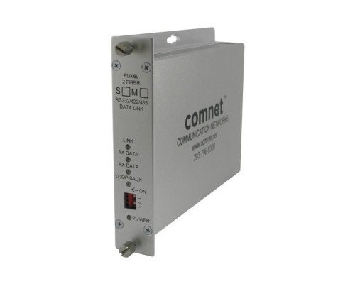 Comnet FDX60S2 RS232/422/485 2&4W Bi-directional Data Transceiver