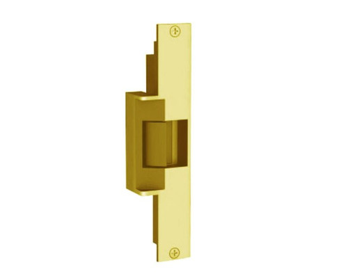 Folger Adam 310-2-12D-605-LCBMA Fail Secure Electric Strike with Latchbolt and Locking Cam Monitor in Bright Brass