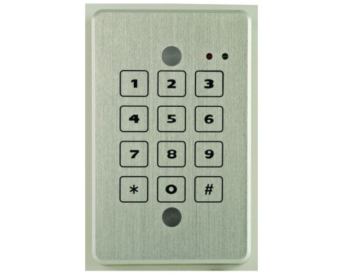 Camden Door Controls CV-634W Single Gang, Surface, 8 and 26 Bit Wiegand, 12/24 VDC