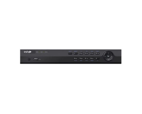 InVid UN1B-4X4-12TB 4 Channel NVR with 4 Plug & Play Ports, 12TB