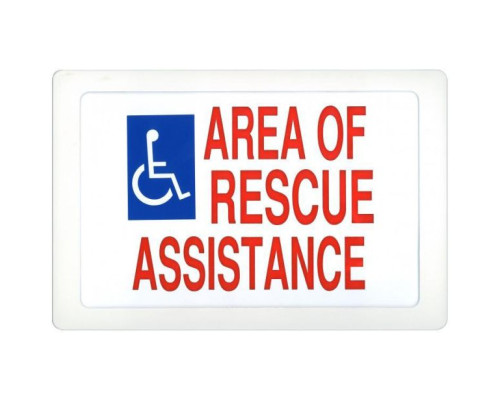 Alpha SN-E42D Rescue Assistance Signage-Electr-Double