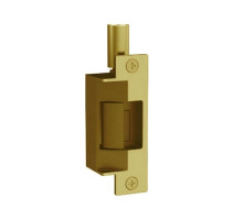 Folger Adam 712-F-24D-606-LBMLCM Fail Safe Fire Rated Electric Strike with Latchbolt & Locking Cam Monitor in Satin Brass