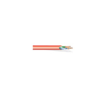 West Penn 4245EZRD1000 8 Conductor, 24 AWG Solid Unshielded CAT 5E Cable, 1000', Red