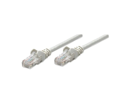 Intellinet 740234 Network Cable, Cat6, UTP 100% Copper, RJ45 Male / RJ45 Male, 10.5 m (35 ft.), Gray