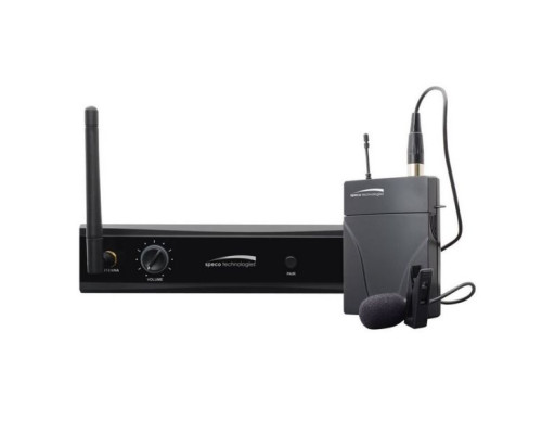 Speco M24GLK 2.4 GHz Wireless Microphone Receiver with Bodypack Transmitter