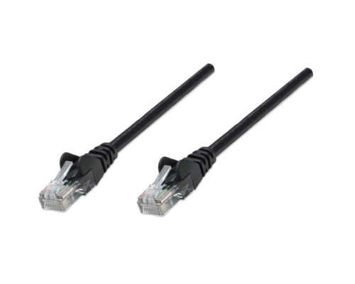 Intellinet 740203 Network Cable, Cat6, UTP 100% Copper, RJ45 Male / RJ45 Male, 10.5 m (35 ft.), Black