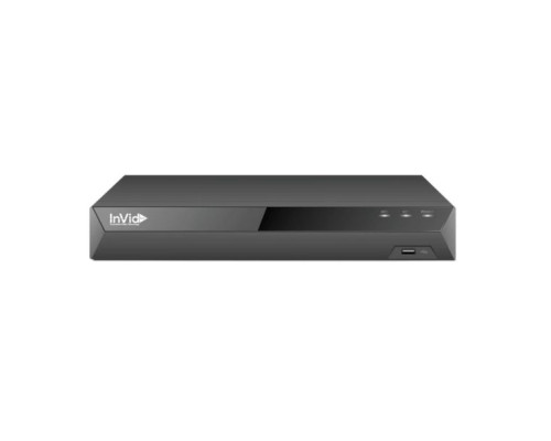 InVid EN1AI-4X4-8TB 4 Channel NVR with 4 Plug & Play Ports, 8TB