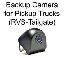 RVS Systems RVS-718508-05 480 TVL Silverado 3500 Mirror Monitor with Sensors, Tailgate Camera, 33ft Cable