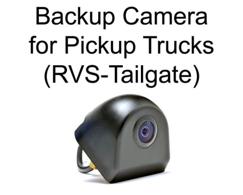 RVS Systems RVS-718508-05 480 TVL Silverado 3500 Mirror Monitor with Sensors, Tailgate Camera, 33ft Cable