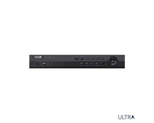 InVid UD5A-16-8TB 16 Channel 4K TVI/AHD/CVI/Analog Universal Port Digital Video Recorder, 8TB