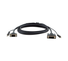 Kramer C-MDMA-MGMA-6 15-pin HD to DVI & 3.5mm Stereo Audio Cable 6 Feet