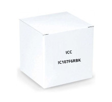 ICC IC107F6RBK Module, Cat 6, HD, 400 Pack, No JackEZ, Black